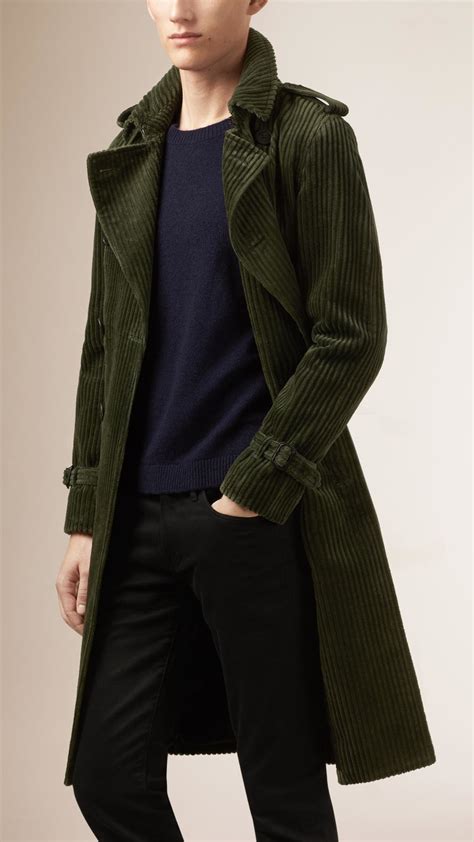 burberry mens iridescent green sten collar topcoat|burberry trench coat.